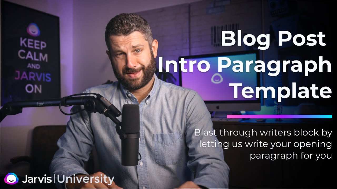 Blog Post Intro Paragraph Template - Jarvis