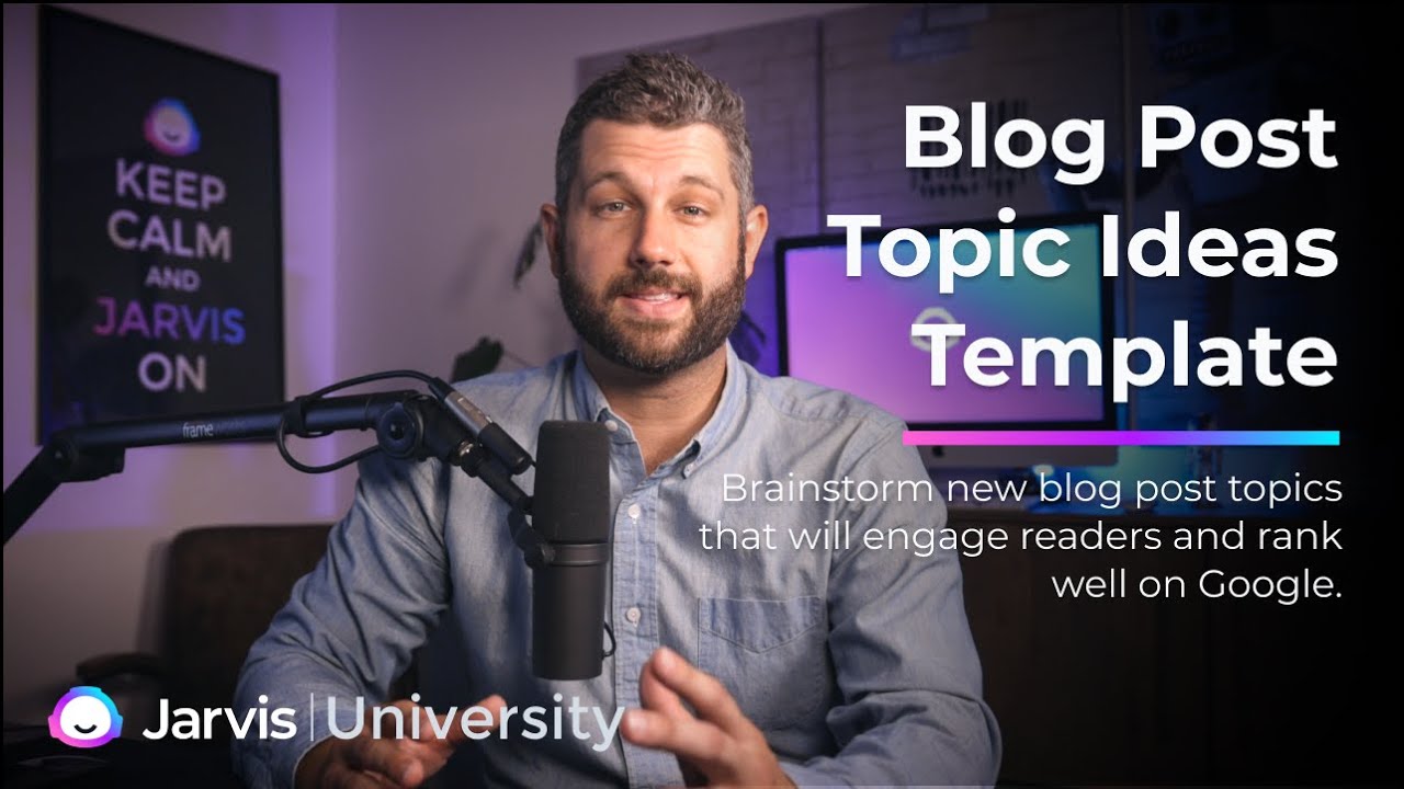 Blog Post Topic Ideas Template - Jarvis