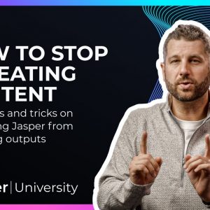How to Prevent Jasper From Repeating – Jasper University